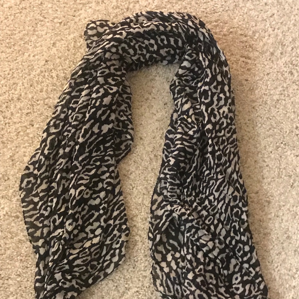 Saint Laurent leopard cheetah scarf
